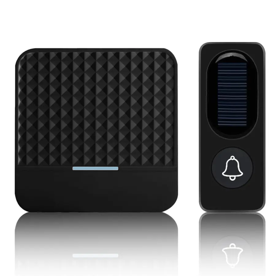 Security Smart Solar Power Charging Ring Door Bell Switch W Camera for Home — image 3