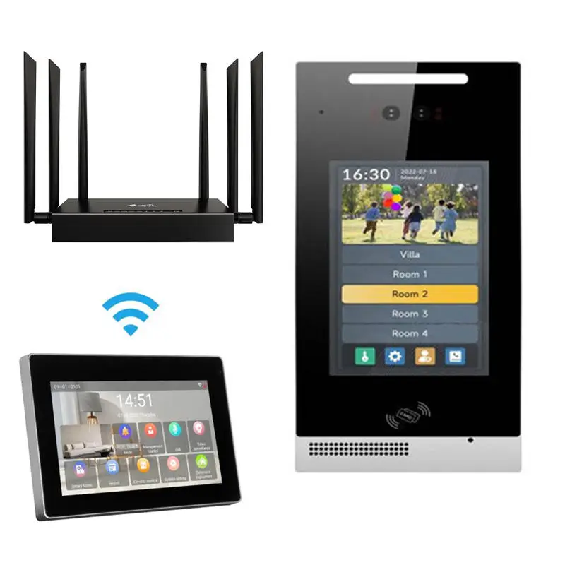Tuya Smart Home Products TCP IP POE Video Door Phone with Wifi Door Lock — view 1