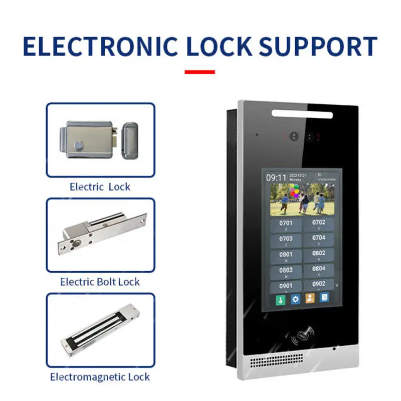 TCP/IP Wire Tuya Video Intercom System Door Phones for Apartment — image 7