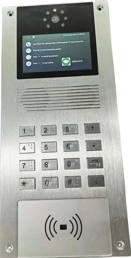 4G Smart Home Visual IP Visual Intercom System Door Phone, with Tuya, Used for Multi Apartment Building Intercom Video — image 4