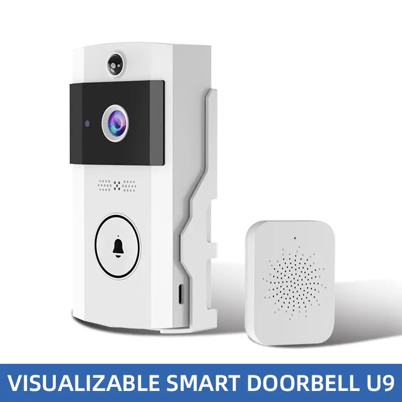 WIFI Solar Video Door Bell With Sunny Rainny Cover View by Mobile Phone APP — view 2