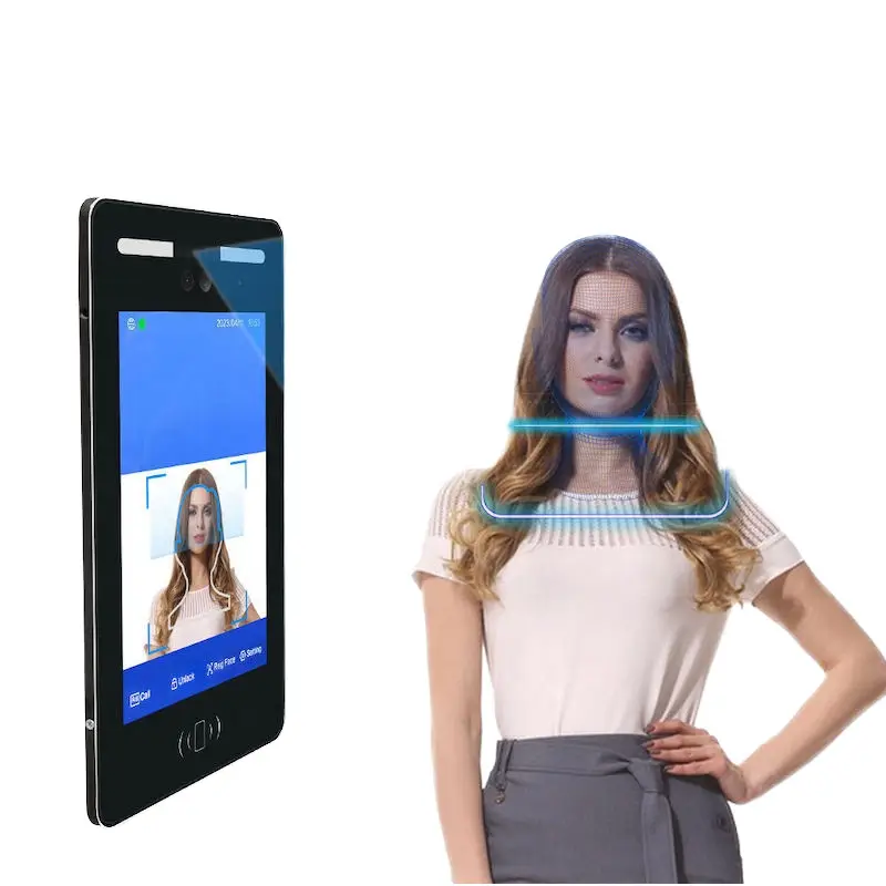 10.1 Inch Tuya Face Recognition Video Intercom Doorbell RFID TCP IP Access Door Phone With Monitor — view 1
