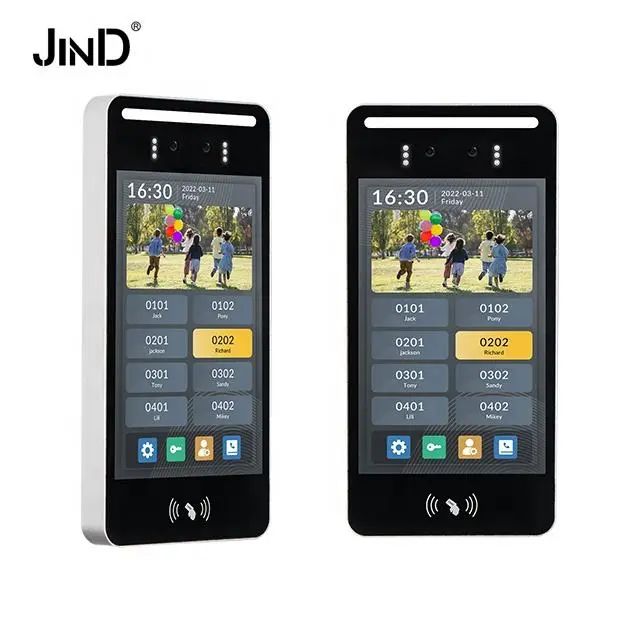 8 Inch IC/ID Card Face Recognition 1080P HD TCP/IP Intercom System Tuya Video Door Phone — view 1