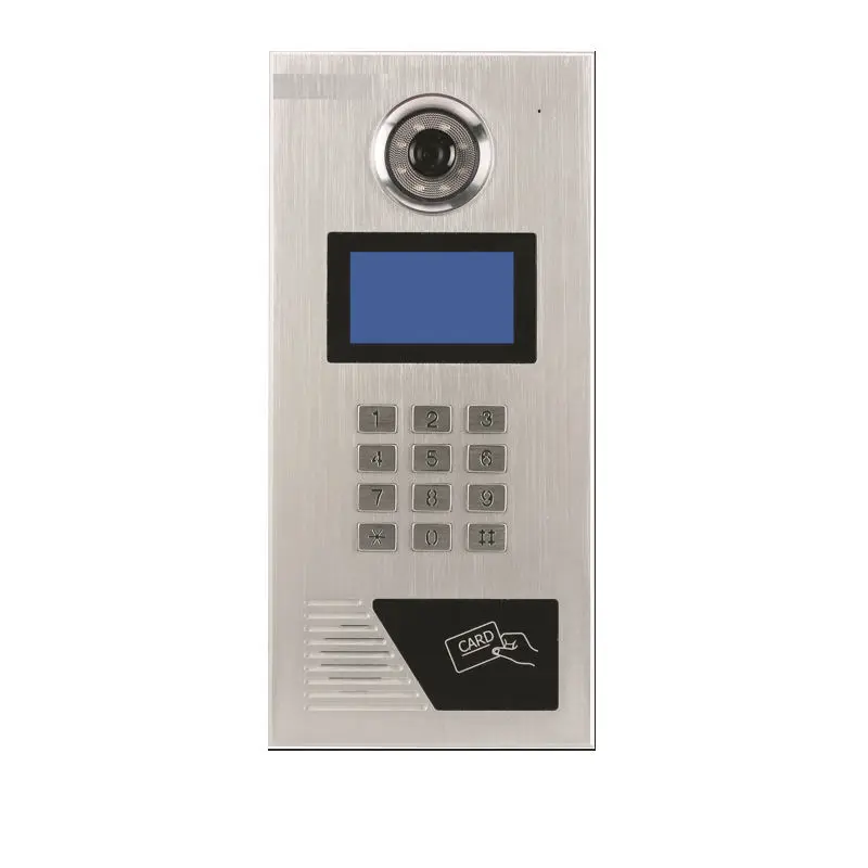 2 Apartments Video Door Phone Wired Intercom Building System 8monitor Add 2outdoor Unit — view 3
