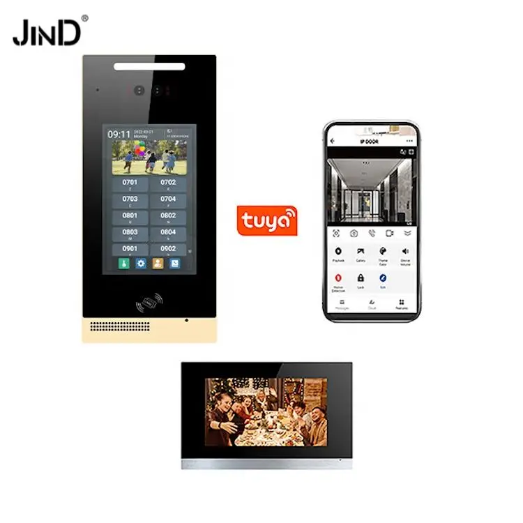 8 Inch ARM CPU 1080P HD TCP/IP Intercom System Video Door Phone — image 3