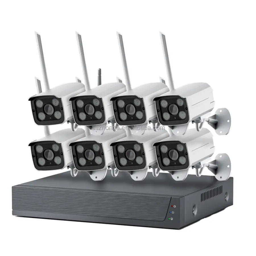 2MP Tuya Wireless Camera HD Network NVR Kit 4-way and 8-way WiFi Kit Tuya Wireless Set Monitoring — view 1