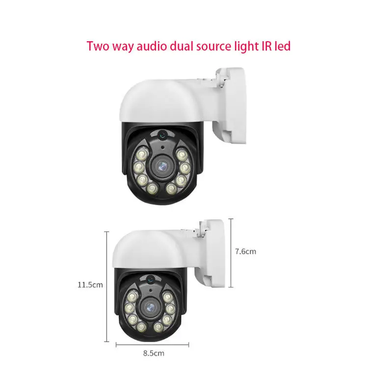 Hot Sale 360degree Rotation APP Control NVR POE NVR Kit WIFI 8MP H.265 4 Channel CCTV Security Camara Kit — image 4