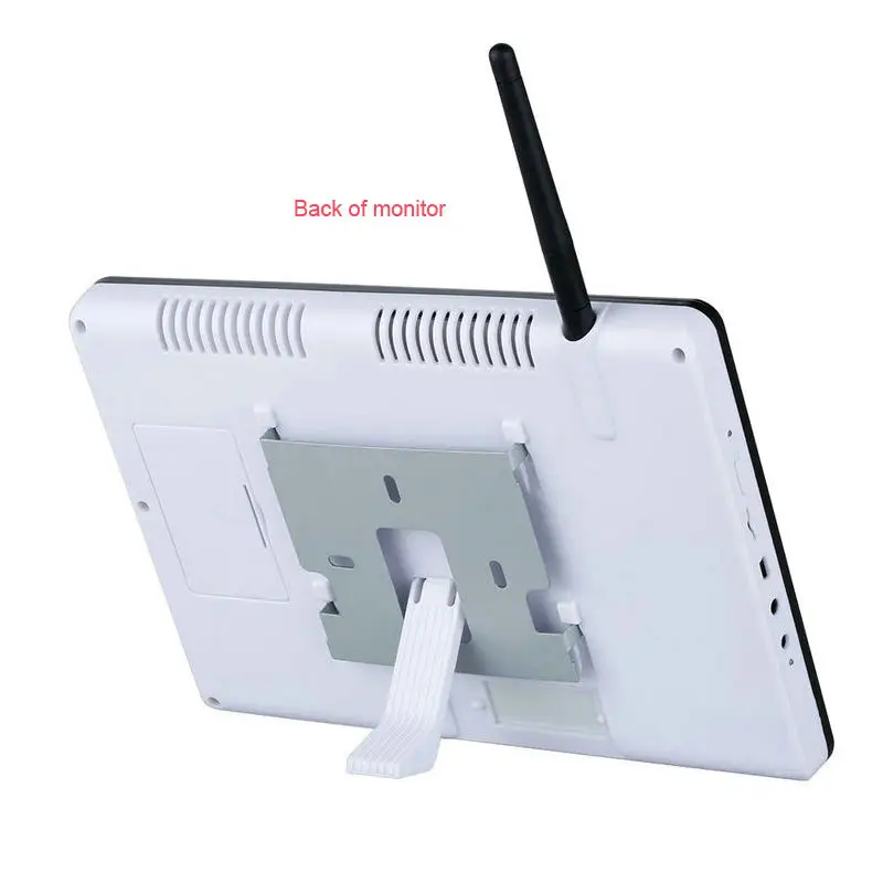 Two Way Audio 9Inch TFT LCD 4Channel 2.4G Wireless Camera Home Security Combo CCTV DVR Kit — image 4