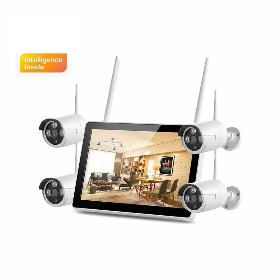 1080p hd Mini Wifi Wireless Ip Hidden Camera Outdoor 12inch LCD Security Camera — view 3