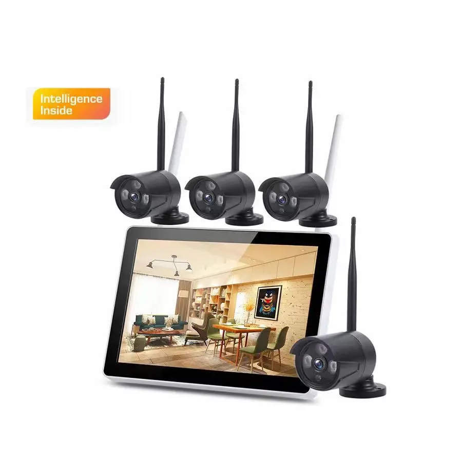 1080p hd Mini Wifi Wireless Ip Hidden Camera Outdoor 12inch LCD Security Camera — view 4