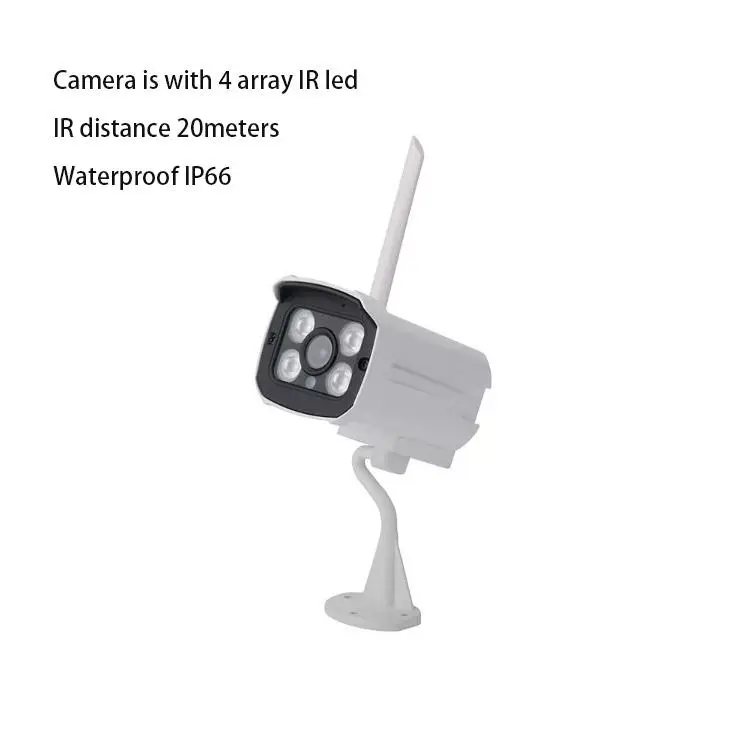 3MP Wireless CCTV Security Camera System Tuya 10.1inch Lcd Secreen 4ch Wifi NVR Kit — image 3