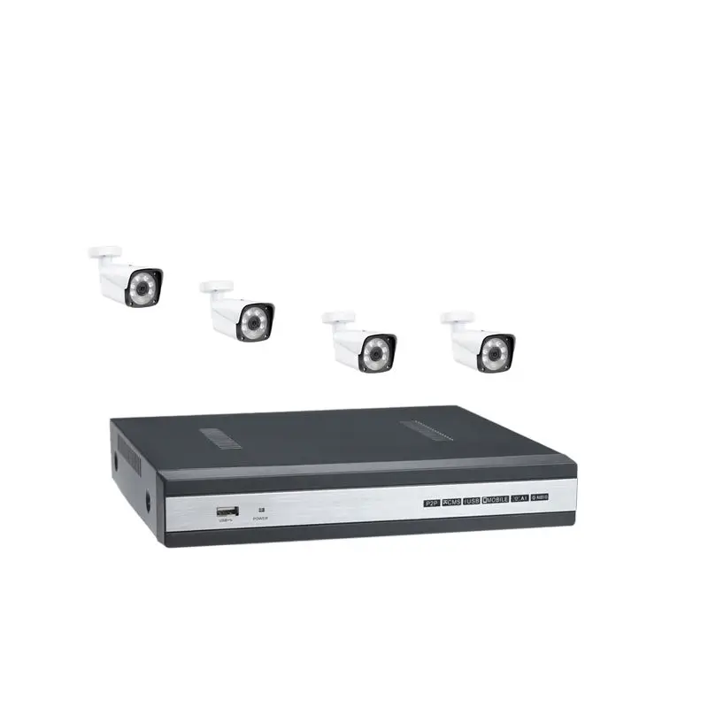 5.0MP IP Full Color 4 POE Mic Cameras POE NVR Kit — image 7