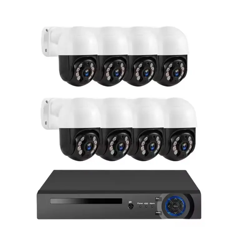 XMEYE APP H.265 8channel Ptz Camera Kit 8MP Security System Xpoe NVR Kit — view 5