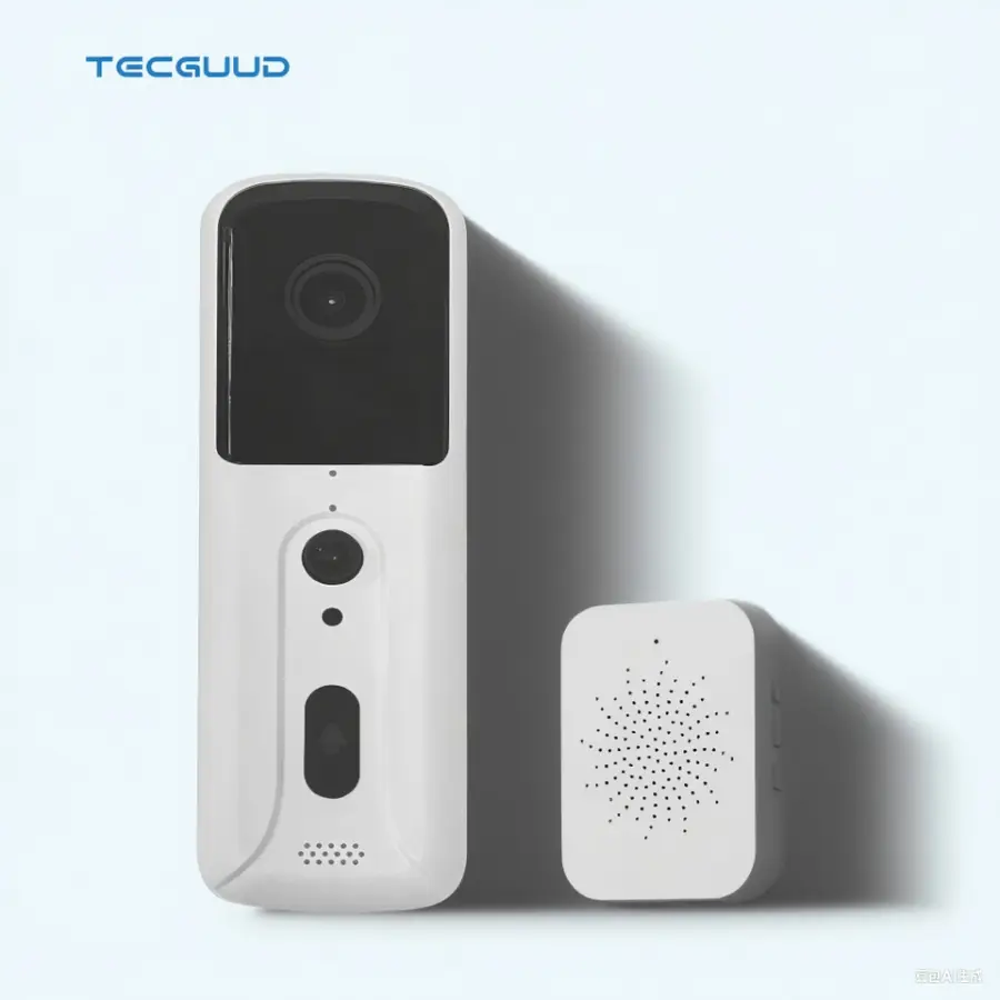Tuya Video Doorbell with Night Vision Waterproof Features 2K Video Door Phone for Outdoor Intercom Wireless M2 Camera Do — view 1