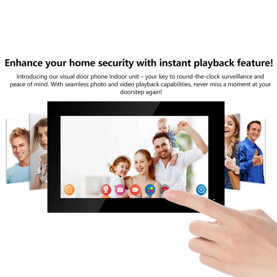 Tuya 7-Inch Waterproof WIFI Home Doorbell Camera with Monitor Video Two-Way Intercom Visual Visiting Door Phones — image 3