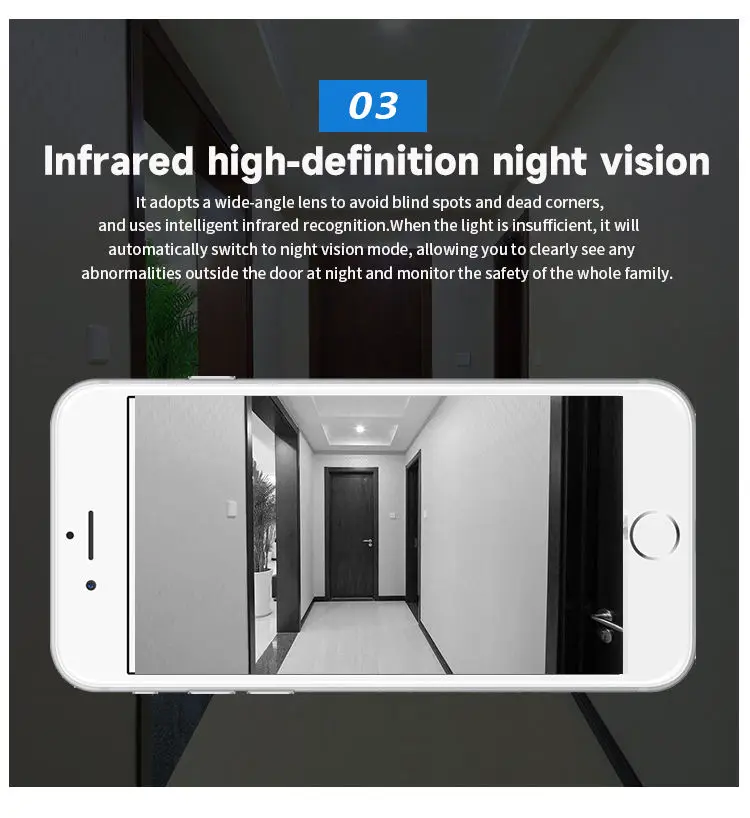 Tuya Long Battery Life Wireless Intercom Ring Door Bell Waterproof 1080P WIFI Remote Video Smart DoorBell Camera with Chime — image 7