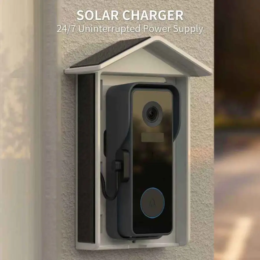 3MP HD Video Doorbell Intercom Night Vision Smart 2-Way Calling Doorbell Camera Waterproof Smart Wireless Door Phone — view 1