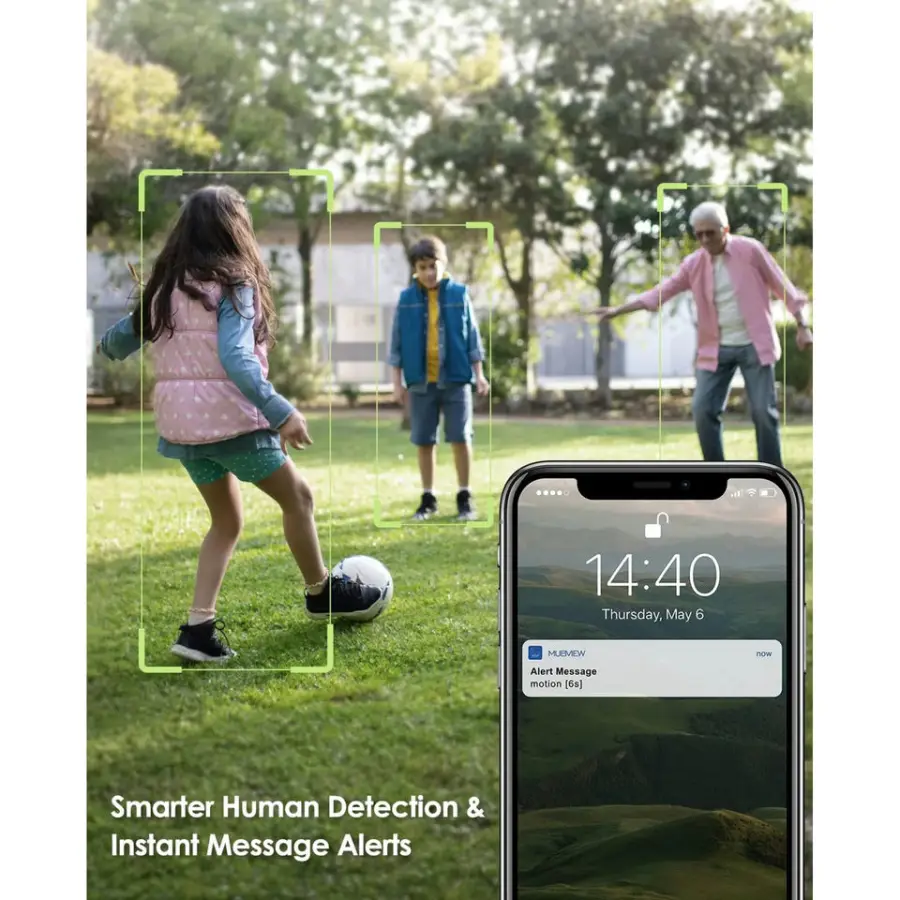 3MP HD Video Doorbell Intercom Night Vision Smart 2-Way Calling Doorbell Camera Waterproof Smart Wireless Door Phone — image 4