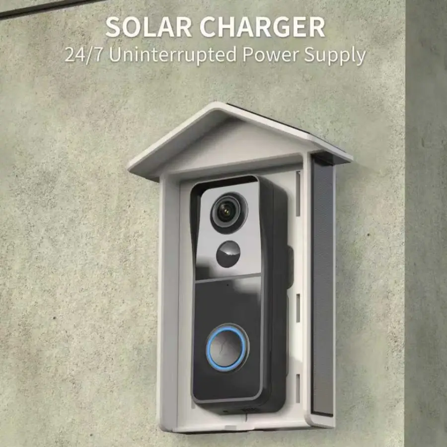 3MP HD Video Doorbell Intercom Night Vision Smart 2-Way Calling Doorbell Camera Waterproof Smart Wireless Door Phone — view 1