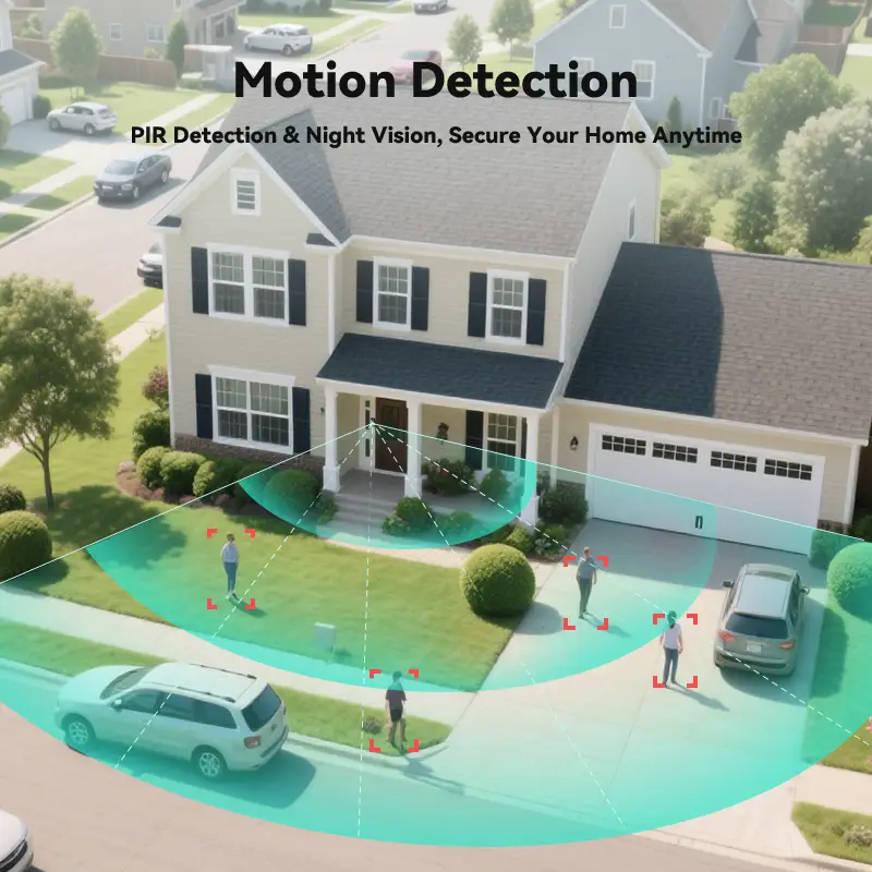 Factory Wholesale Direct Sales Agent 2K Solar-Powered Water Resistant Motion Detection Wireless Video Doorbell — image 3