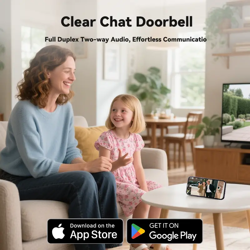 Factory Wholesale Direct Sales Agent 2K Solar-Powered Water Resistant Motion Detection Wireless Video Doorbell — image 6