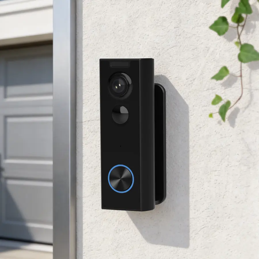 Doorbell with Rotating Stand, 108° Viewing Angle 3-6 Months Battery Life Supports SD Card Video Playback — image 5