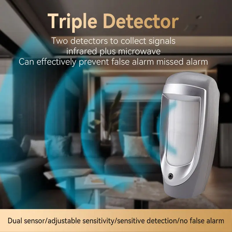 2026 12V Outdoor NO NC Motion Detector Dual Infrared PIR Detector Waterproof Human Body Intrusion Detectors — image 4