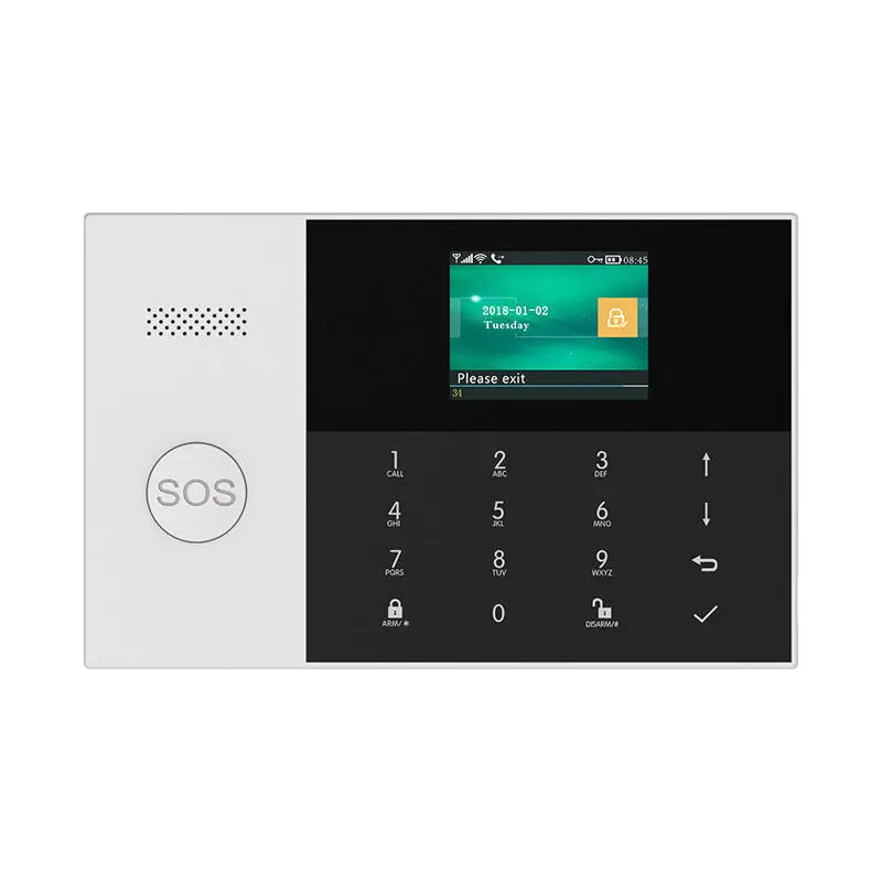 Factory Wireless Wifi Gsm Home Burglar Security Alarm System Support Tuya Ip Camera Wireless Alarm System — image 3
