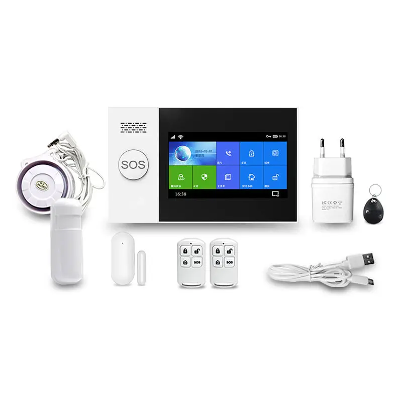 Competitive Price China Manufacture Home Burglar Alarm System Wifi+4g Wireless Alarm Systeme — view 1