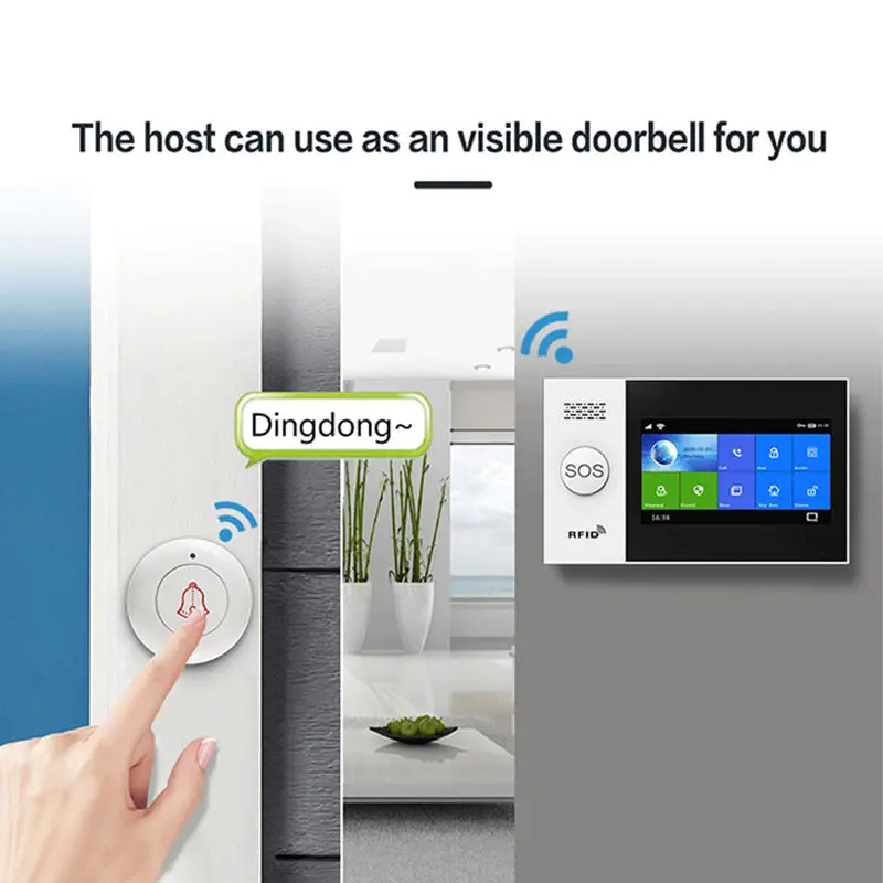 Competitive Price China Manufacture Home Burglar Alarm System Wifi+4g Wireless Alarm Systeme — image 5