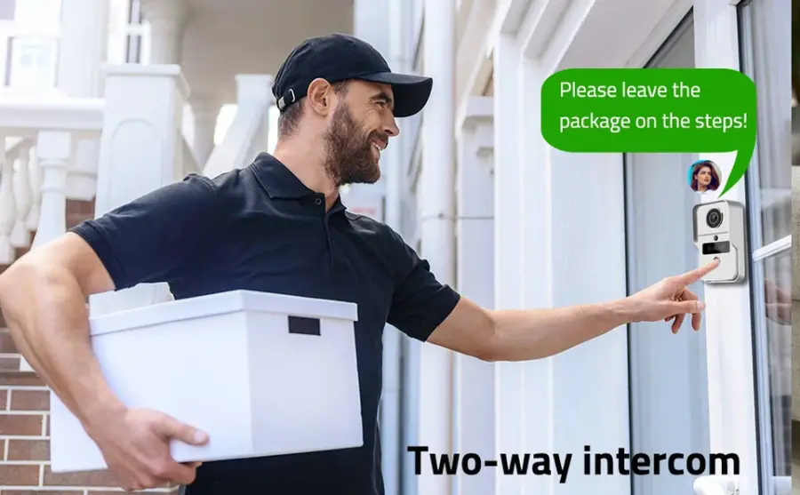 Tuya Smart Video Doorbell WiFi 1080P Video Intercom Door Bell IP Camera Two-Way Audio Works With Alexa Echo Show Google Home — image 4