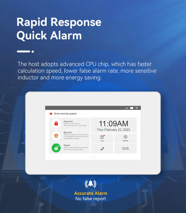 TUOAN G1 GSM WIFI Alarm System with Kooyii APP Suggest Alexa Control — image 3
