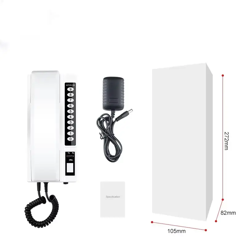 Wireless Audio Door Phone Intercom for Home Full Duplex — view 1