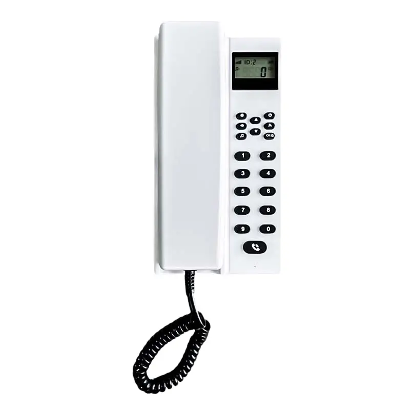 433MHz Wireless Audio Door Phone Intercom with Display Screen for Home Use with One-to-Many Audio Transmission — view 1
