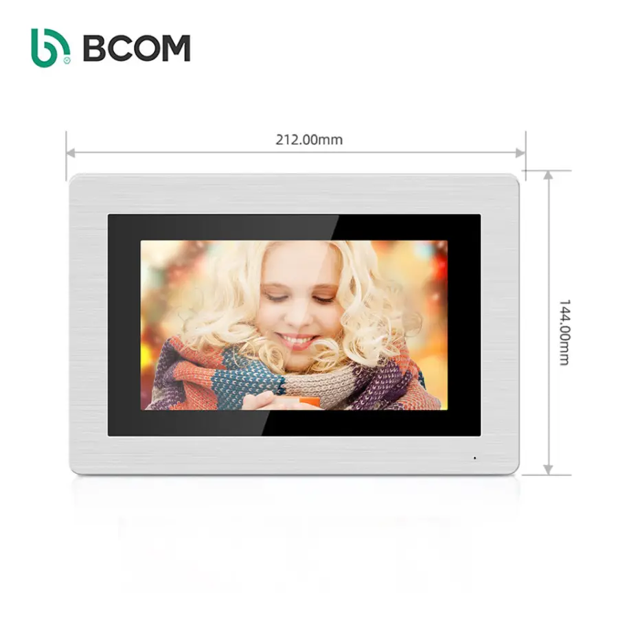 Outdoor IP Video Door Phone 7-inch Touch Screen Motion Detection Hands-free Intercom RFID Card Password Access Waterproof Metal — image 3