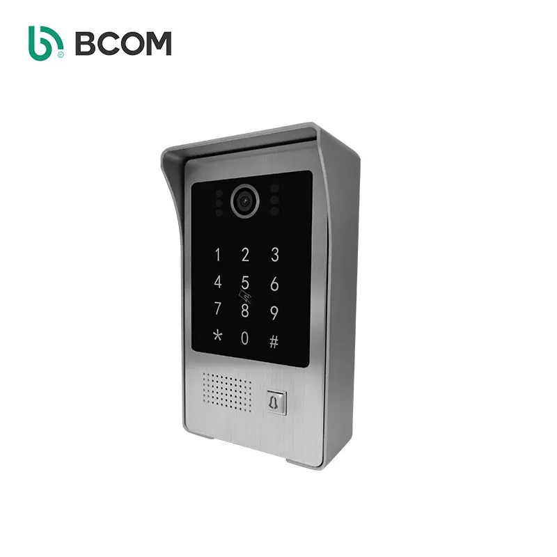 Outdoor IP Video Door Phone 7-inch Touch Screen Motion Detection Hands-free Intercom RFID Card Password Access Waterproof Metal — image 5
