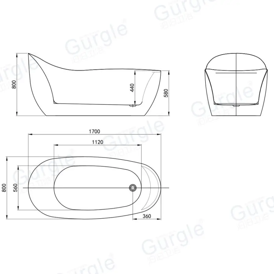 Customized Whirlpool Massage Bathtub Hydrotherapy Bathtub Relieving Fatigue Bathting Experience — view 6