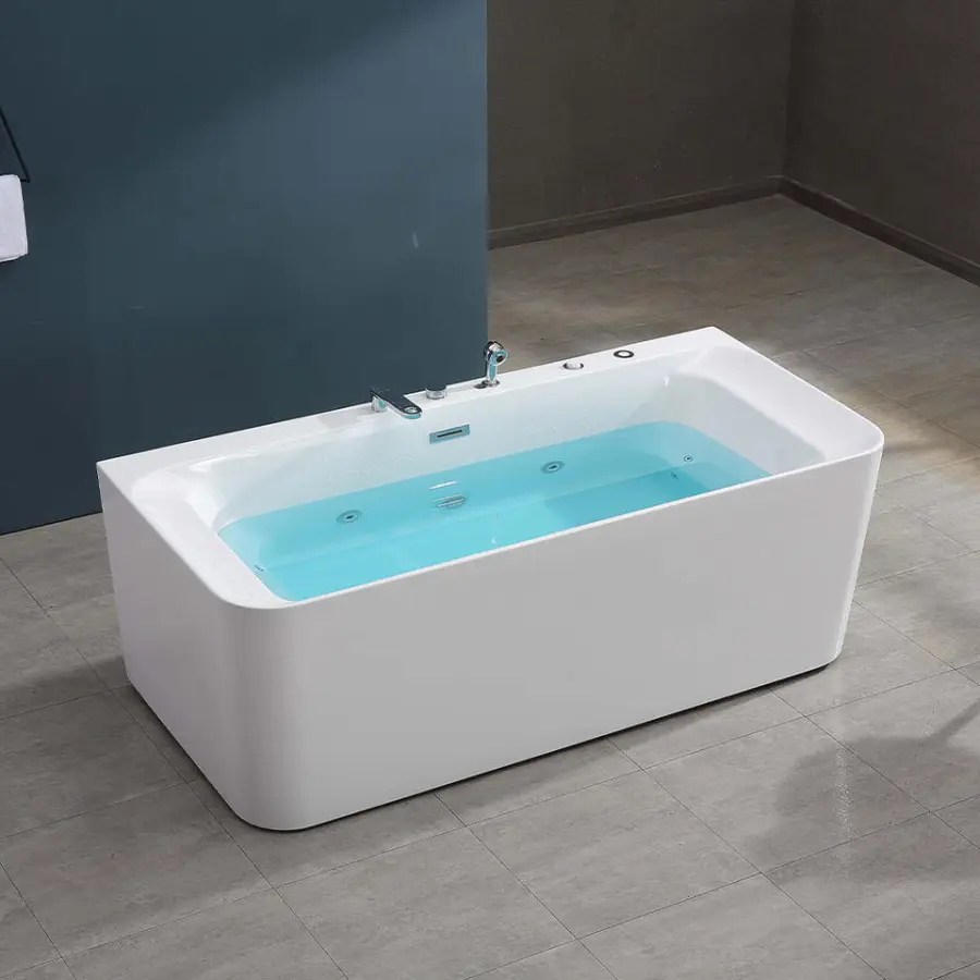 New Design Massage Jet Acrylic Massage Bathtubs Plug and Play Whirlpool Spa Tub — view 1