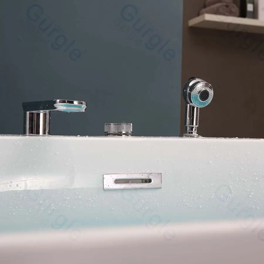 Gurgle Whirlpool Massage Bathtub Air Jets Water Pumps Providing You With Blissful Bathitng Time — image 7