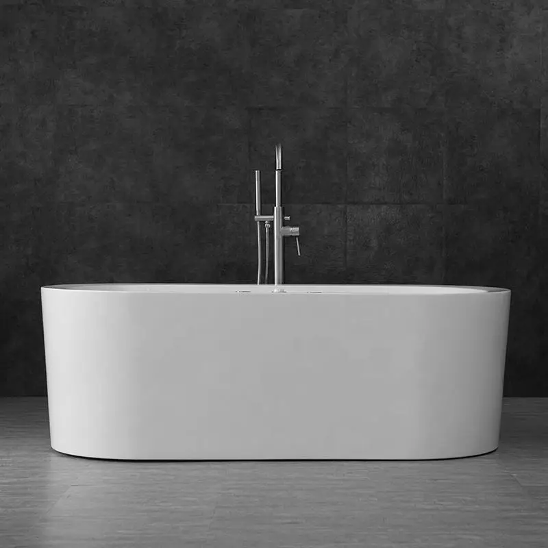 Hot Sale Freestanding Acrylic Massage Whirlpool Spa Hot Tub Hydro Whirl Pool Jets Massage Bathtubs — image 3