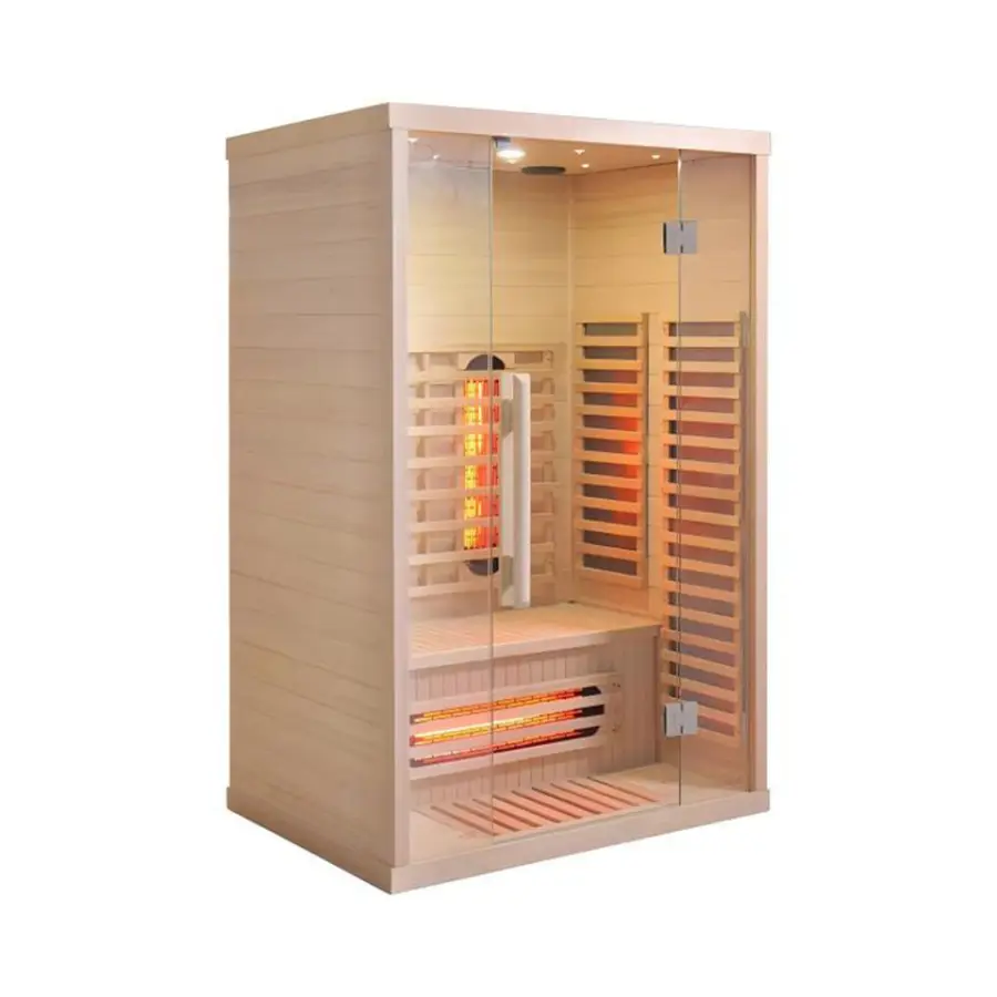 Modern Far Infrared Outdoor Indoor Hemlock Sauna Room Dry Beauty Sauna — view 1