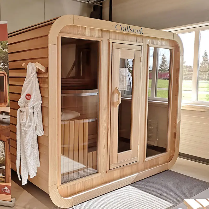 Chillsoak Outdoor Traditional Steam Sauna Room — image 2