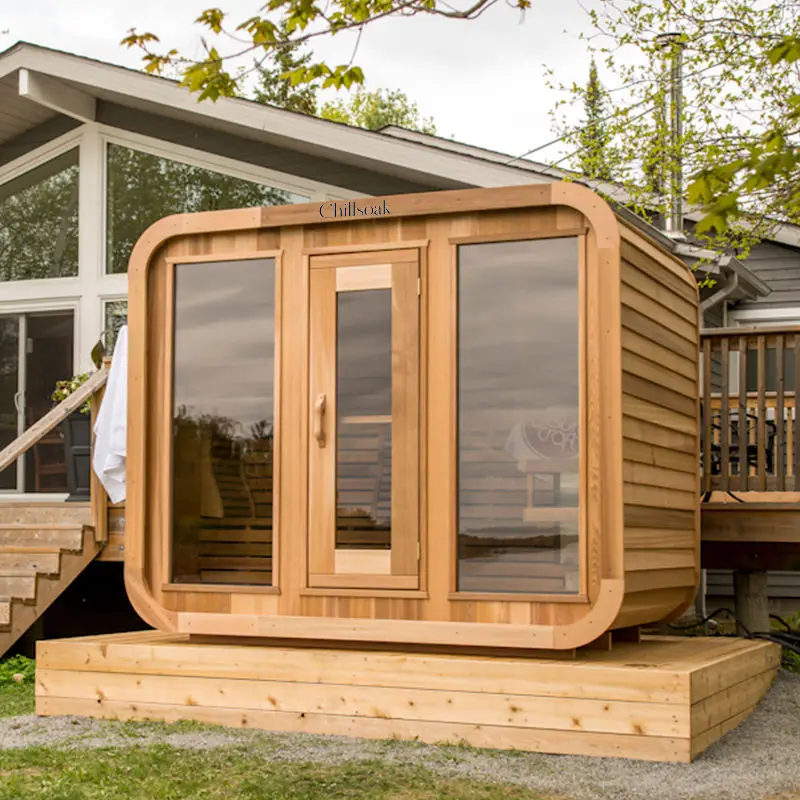 Chillsoak Outdoor Traditional Steam Sauna Room — image 3