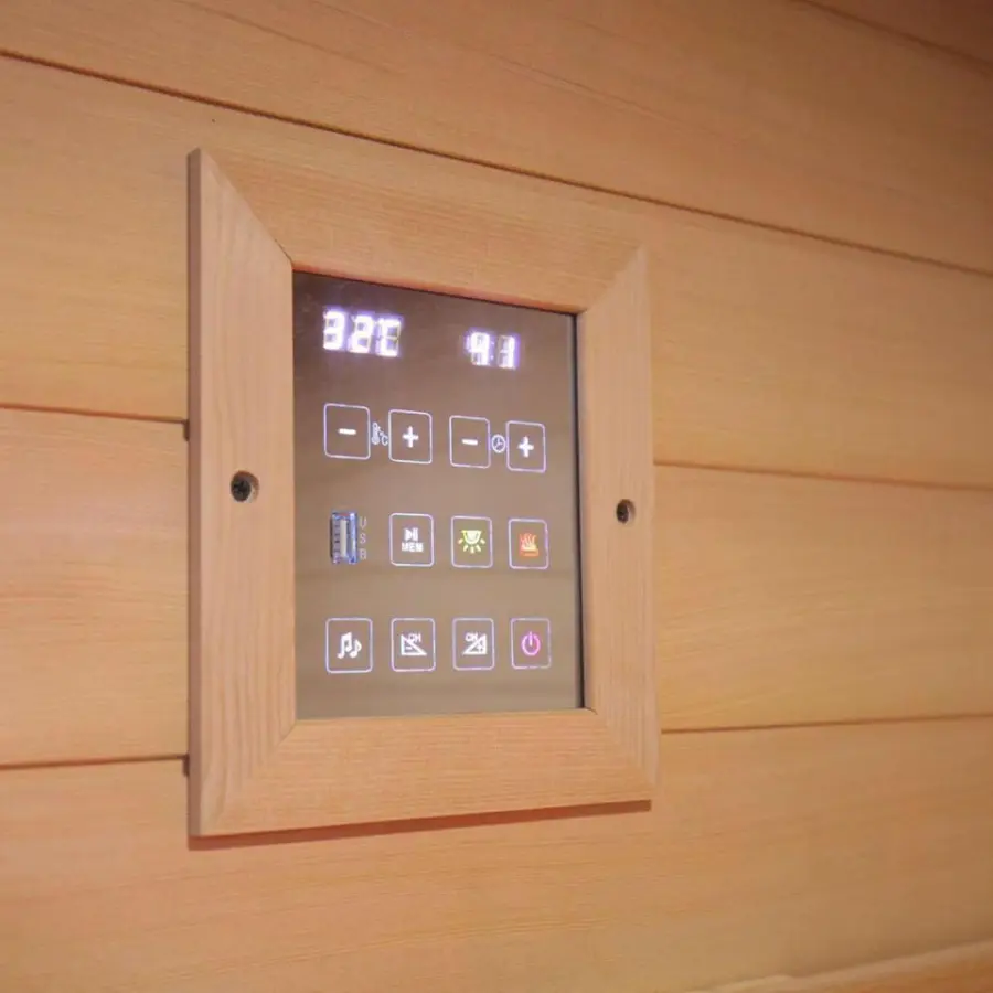 Modern Far Infrared Outdoor Indoor Hemlock Sauna Room Dry Beauty Sauna — image 4