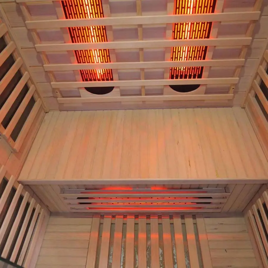 Modern Far Infrared Outdoor Indoor Hemlock Sauna Room Dry Beauty Sauna — image 5