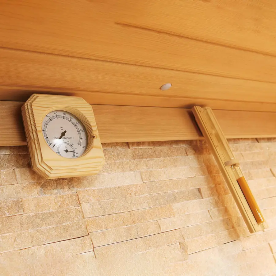Luxury Infrared Sauna Room Hemlock Indoor Outdoor 2 Person Sauna Room With Control Panel — image 7