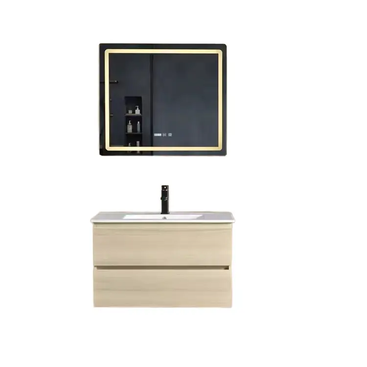High Quality Modern Wall Mounted Bathroom Cabinet LED Smart Mirror Waterproof for Villa for Bathroom Use — image 7