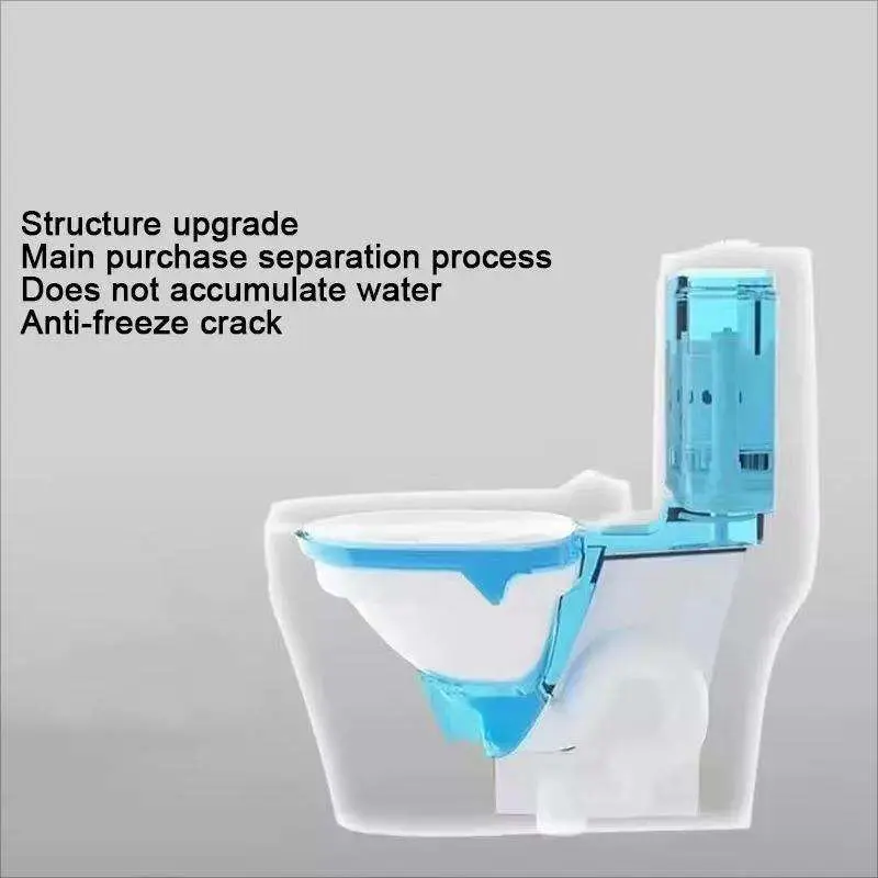 Luxury Premium Marble Pattern Gold Trim Water Saving Anti Odor Easy Clean One Piece Toilet and Basin Set for Bathroom — image 3