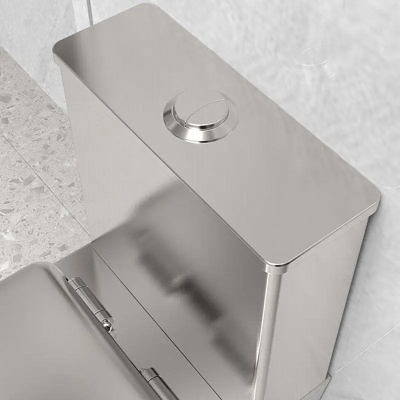 Heavy Duty 304 Stainless Steel Mirror Finish Anti Vandal Anti Break Scratch Resistant Easy Clean Toilet for Bathroom — image 6
