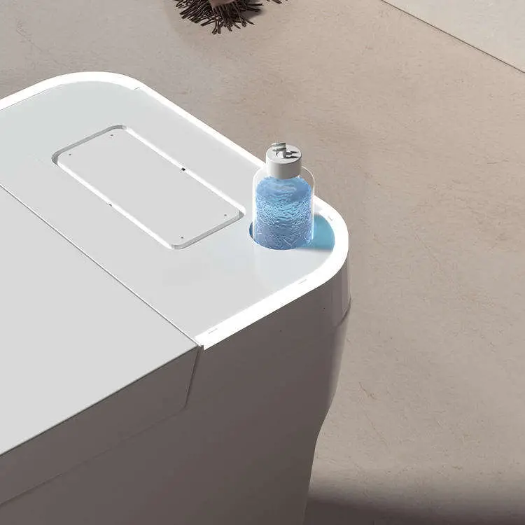 Modern High End Water Saving Quiet Flush Anti Odor Ambient Light Full Bidet Functions Smart Toilet for Home Bathroom Use — image 5